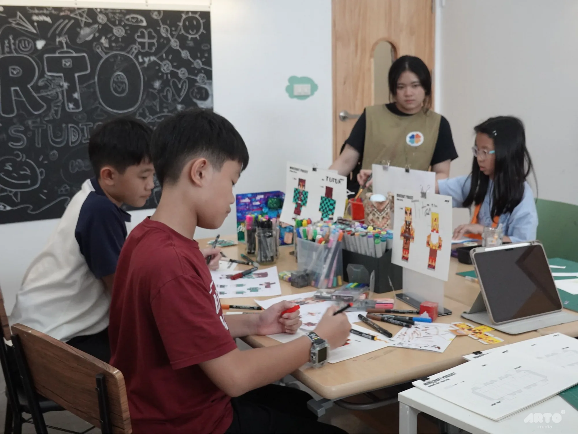 ลงสีงาน Illustration ด้วยมาร์กเกอร์